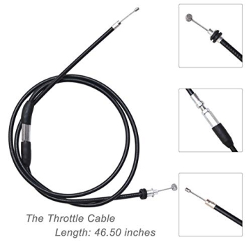 7/8'' 22mm Thumb Throttle Cable Accelerator Handle Assembly for 50cc 70cc 90cc 110cc 125cc 250cc ATV Quad Go Kart TaoTao Pit Bike