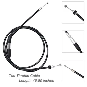 7/8'' 22mm Thumb Throttle Cable Accelerator Handle Assembly for 50cc 70cc 90cc 110cc 125cc 250cc ATV Quad Go Kart TaoTao Pit Bike