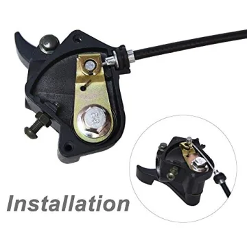 7/8'' 22mm Thumb Throttle Cable Accelerator Handle Assembly for 50cc 70cc 90cc 110cc 125cc 250cc ATV Quad Go Kart TaoTao Pit Bike