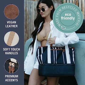 Eco-Friendly CleverMade Malibu Cooler-Tote for Every Adventure