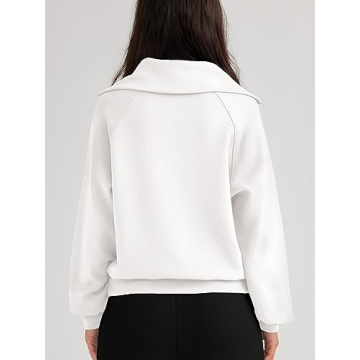 Stylish Trendy Queen Half Zip Pullover for Women