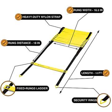 Athletivi Agility Training Set for Soccer & Football Enthusiasts