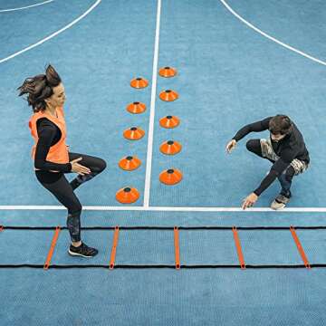 Athletivi Agility Training Set for Soccer & Football Enthusiasts