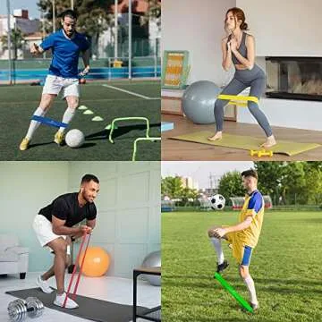 Athletivi Agility Training Set for Soccer & Football Enthusiasts