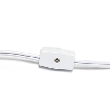 Simple Designs LT1134-SKY Mini Bedside Table Lamp