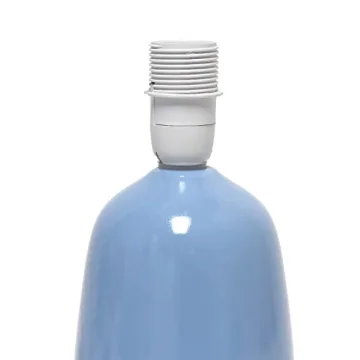 Simple Designs LT1134-SKY Mini Bedside Table Lamp