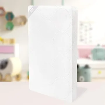 MOMS ON CALL Crib Mattress | Dual Firmness Safety & Comfort | GREENGUARD Certified