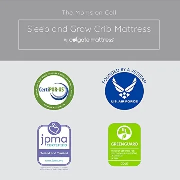 MOMS ON CALL Crib Mattress | Dual Firmness Safety & Comfort | GREENGUARD Certified