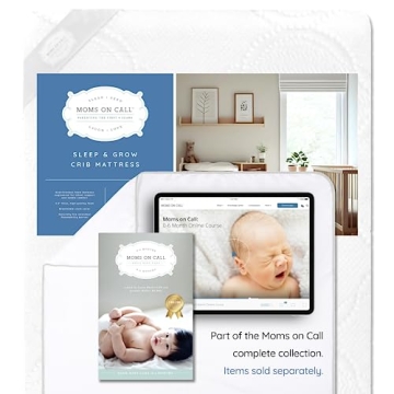 MOMS ON CALL Crib Mattress | Dual Firmness Safety & Comfort | GREENGUARD Certified
