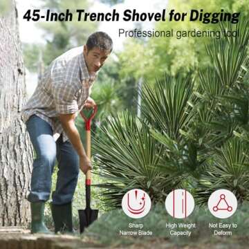 Durable Nohovu Spade Shovel for All Gardening Needs