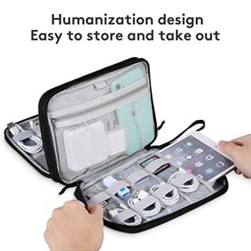 DDgro Travel Electronics Organizer - Compact & Durable