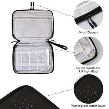 DDgro Travel Electronics Organizer - Compact & Durable