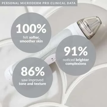 PMD Beauty Personal Microderm Pro - At-Home Microdermabrasion Machine with Kit for Face & Body - Exfoliating Crystals and Vacuum Suction for Fresh and Radiant Skin - High & Low Speed Options