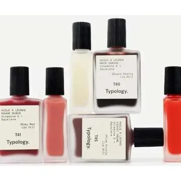 Typology Tinted Lip Oil - Shade 1 Ruby Red & Complimentary Sheet Masque