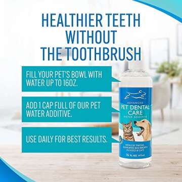 Advanced Pet Dental Water Additive for Fresh Breath