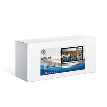 KHOMO GEAR 100-Inch Portable Projector Screen for All Occasions