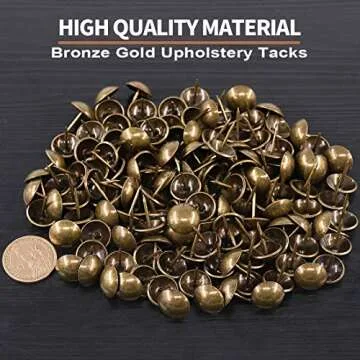 Keadic Antique Upholstery Tacks Assortment for DIY Projects