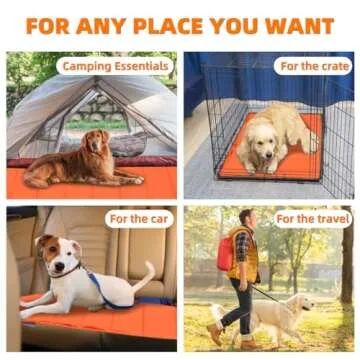 Extra Large Waterproof Dog Bed for Camping and Travel