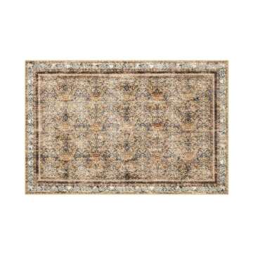 Phantoscope Vintage Area Rug 5'x7' for Living Room