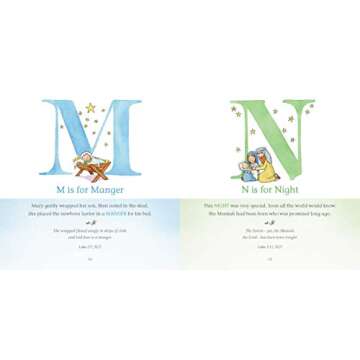 M Is for Manger: An ABC Book for Toddlers about Christmas and the Nativity