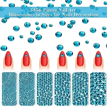 3456 Pcs Sparkling AB Rhinestones for Crafting & Decor