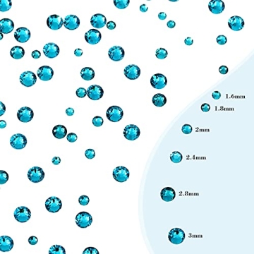 3456 Pcs Sparkling AB Rhinestones for Crafting & Decor