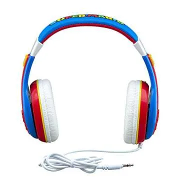 eKids Super Mario Kids Headphones - Adjustable and Fun