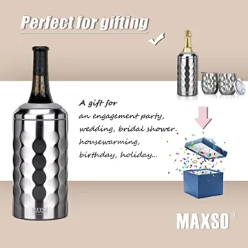 Durable Wine Chiller with Cups Perfect for Wine Lovers