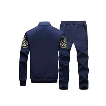 Lavnis Men's Casual Tracksuit for Athletic & Everyday Use