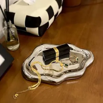 Conviv Ceramic Jewelry Tray for Stylish Home Decor