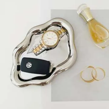 Conviv Ceramic Jewelry Tray for Stylish Home Decor