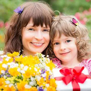 Boao 24 Pieces Butterfly Hair Clips 3D Colorful Barrettes Hair Accessories Halloween for Women Party Favors