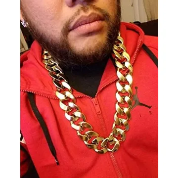 YWQZGYP Hip Hop Chain Necklace - Fun & Lightweight