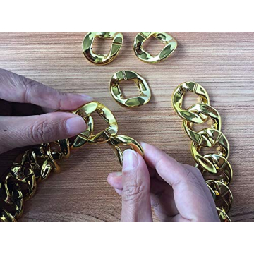 YWQZGYP Hip Hop Chain Necklace - Fun & Lightweight