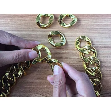 YWQZGYP Hip Hop Chain Necklace - Fun & Lightweight