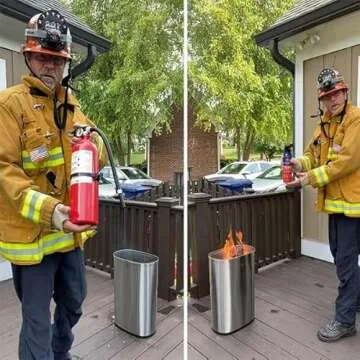 Prepared Hero Fire Spray - Mini Fire Extinguishers for House, Car, Garage - Kitchen Small Fire Extinguisher for Home, Made in USA, 100% Organic - Compact, Portable & Easy to Use, Non-Toxic - 1 Pack