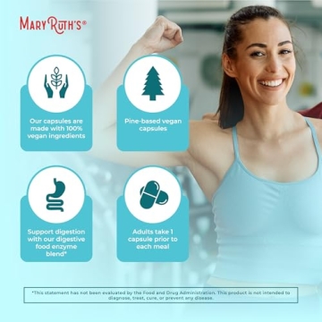 MaryRuth Digestive Enzymes Capsules for Gut Health Support
