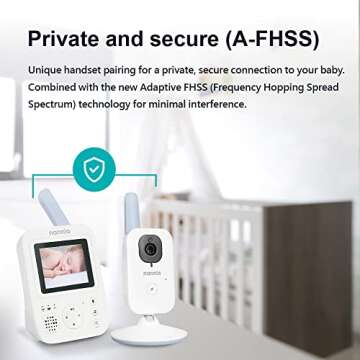 Nannio Hero 2 Baby Monitor - HD Video & 2-Way Audio