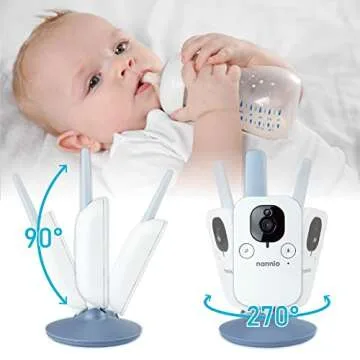 Nannio Hero 2 Baby Monitor - HD Video & 2-Way Audio