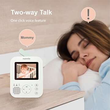 Nannio Hero 2 Baby Monitor - HD Video & 2-Way Audio