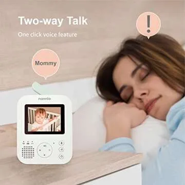 Nannio Hero 2 Baby Monitor - HD Video & 2-Way Audio
