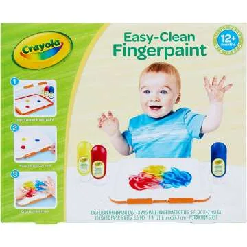 Crayola Finger Paint Station for Toddlers and Kids