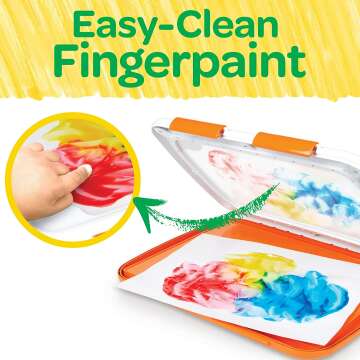 Crayola Finger Paint Station for Toddlers and Kids