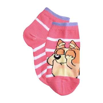 Light Blue Easy Spirit Kids Socks, 5-pack Fun Designs