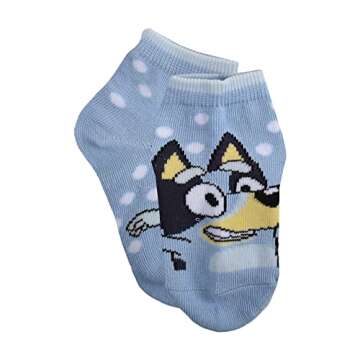 Light Blue Easy Spirit Kids Socks, 5-pack Fun Designs