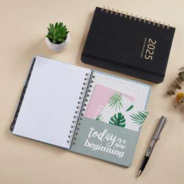 2025 Planner - Weekly and Monthly Planner 2025, January 2025 - December 2025, 6.4" x 8.5", Daily Pla...