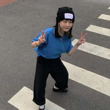 Knit Beanie Hats Cute Bunny Long Ears for Winter Wear