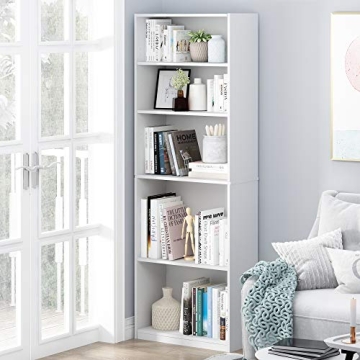 FURINNO JAYA 5-Shelf Bookcase - Stylish & Affordable Storage
