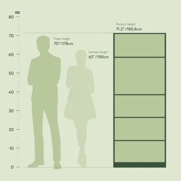 FURINNO JAYA 5-Shelf Bookcase - Stylish & Affordable Storage