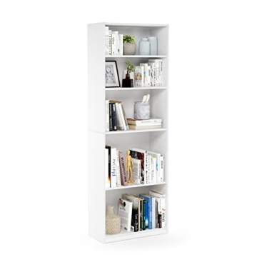 FURINNO JAYA 5-Shelf Bookcase - Stylish & Affordable Storage